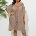 thumbnail image 5 of VBARHMQRT Female Formal Cover up for Evening Dresses Women Beach Bathing Suit Swim Bikini Swimsuit Oversized Cover up Dresses Beach Cover up Women 2024 Beach Cover up Dress, 5 of 7