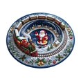 thumbnail image 2 of Cififendec Christmas Round Area Rug, 31.5", Large 3D Visual Illusion Floor Mat with Santa Print Non Slip Base for Fireplace Side Festive Floor Styling, 2 of 6