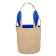 thumbnail image 2 of WRXMIJNHGSA Home Textile Storage Under $10 Jute Composite Round Bottom Portable Rabbit Easter Basket Portable Cloth Bag Rabbit Bag Cylinder Gift Tote Bag, 2 of 4