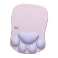 thumbnail image 4 of Alfombrilla de ratón con forma de pata de gato, antideslizante, suave, creativa, práctica y bonita. Azul gris, 4 of 9