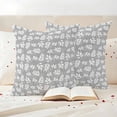 thumbnail image 3 of Gray Leaves Outdoor Waterproof Pillow Covers, Vintage Farmhouse Pastoral Aesthetic Plants Decorative Square Throw Pillowcase Sofa Cushion Sham for Patio/Couch/Chair, 16"x16" 2 Pack, 3 of 8