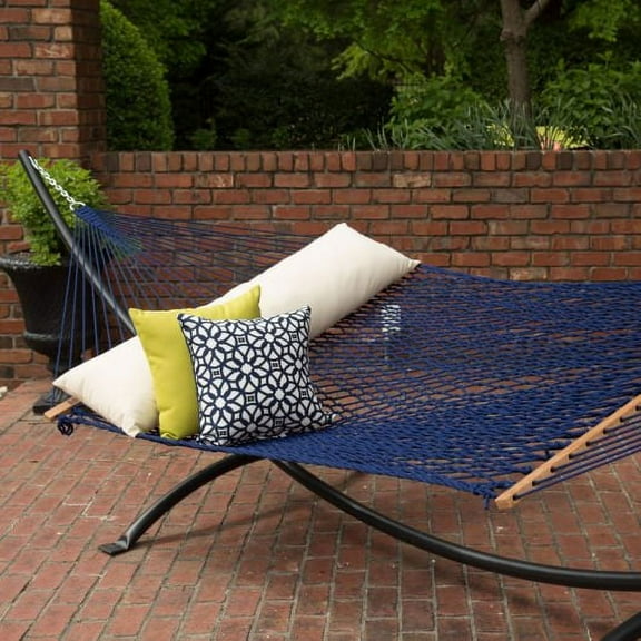 Deluxe DuraCord Rope Hammock - Navy