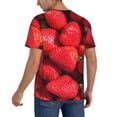 thumbnail image 5 of Haiem Hip Hop Hipster Baseball Jersey Button Down Shirts Sports Uniforms Men Women Jersey(Strawberry Red,Medium), 5 of 9