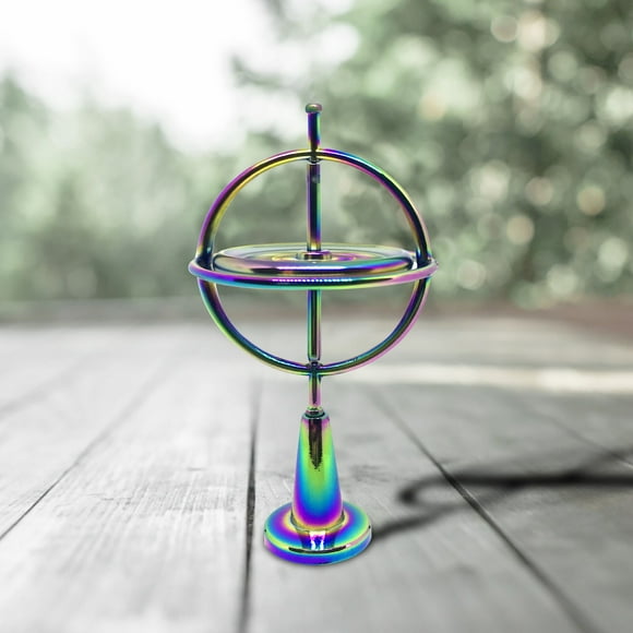 EGNMCR Educational Metal Finger Gyroscope Pressure Relieve Toy For Kids锛?ML锛?Fingertip gyroscope Birthday Gifts for Kids