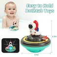thumbnail image 3 of Baby Bath Toys, Automatic Spray Water Toddler Bath Toys, Induction Sprinkler Bathtub Toys, Rechargeable Flashing Light Kid Bath Toys Girls Boys Shower Toys for Infant, 3 of 7