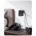 thumbnail image 3 of Adaptador cargador de Viaje Internacional BLOOSOM negro con 4 enchufes y 2 puertos USB, 3 of 4