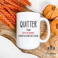 thumbnail image 5 of Quitter Retirement Mug, Retirement Gifts For Men, Retired Gifts For Women, Retirement Mug, Retirement Gifts for Men 2022 Retirement Gift for Coworker, Boss, Dad, 5 of 7