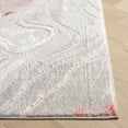 thumbnail image 4 of SAFAVIEH Meadow Felicity Abstract Area Rug, Light Grey/Pink, 6'7" x 6'7" Square, 4 of 11