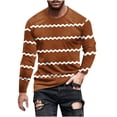 thumbnail image 1 of Blusas y camisas de manga larga con cuello redondo para hombre, blusa informal de moda con estampado de cuello redondo y manga larga, blusa estampada para hombre, blusa de poliéster, 1 of 4