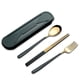 thumbnail image 1 of Kearding Utensilios de cocina de acero inoxidable 304, cuchara portátil, tenedor, palillos, vajilla con caja, de estudiantes, accesorios de Mostrada Tipo 4, 1 of 6