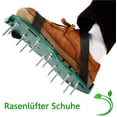 thumbnail image 1 of Lawn Aerator Sandals 2 Adjustable Straps Long Spikes Aerating Shoes, 1 of 4