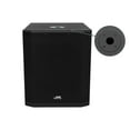 thumbnail image 2 of Monoprice Stage Right 1000W 15in Powered Subwoofer, Lightweight, Portable, Class D Amplification, 2 of 6