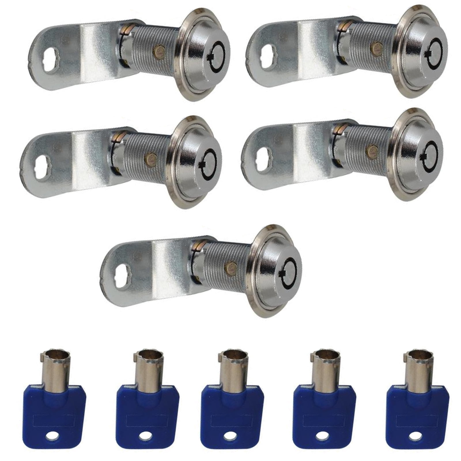 5* Cam Lock 27mm For Pinball Machine Arcade Cabinet Door Cupboard Lock Gaming Device Parts Accessories