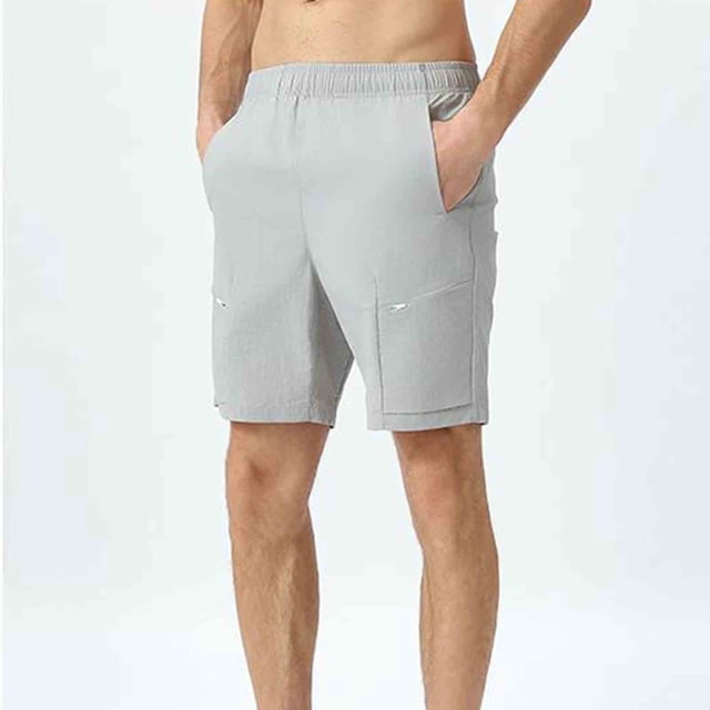 Ceisia Men's Elastic Waist Running Shorts, Quick Dry Breathable for Fitness & Gift Sports Activities