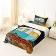 thumbnail image 5 of Erosebridal Kids Camping Themed Twin Sheet Sets,Rustic Country Adventure Bedding For Boys 3pcs, 5 of 6