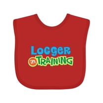 Inktastic Logger in Training Logging Boys or Girls Baby Bib
