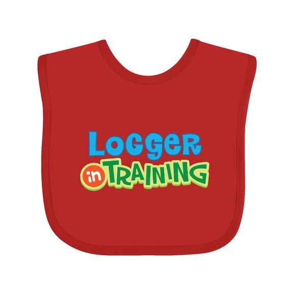 Inktastic Logger in Training Logging Boys or Girls Baby Bib