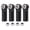Black, variant on NFTIGB 4PCS Metal Ball Joint Alloy for 1/10 RC Car 7.0mm Diameter M4 Thread 4 Straight Silver (3.94 inches / 10 cm)