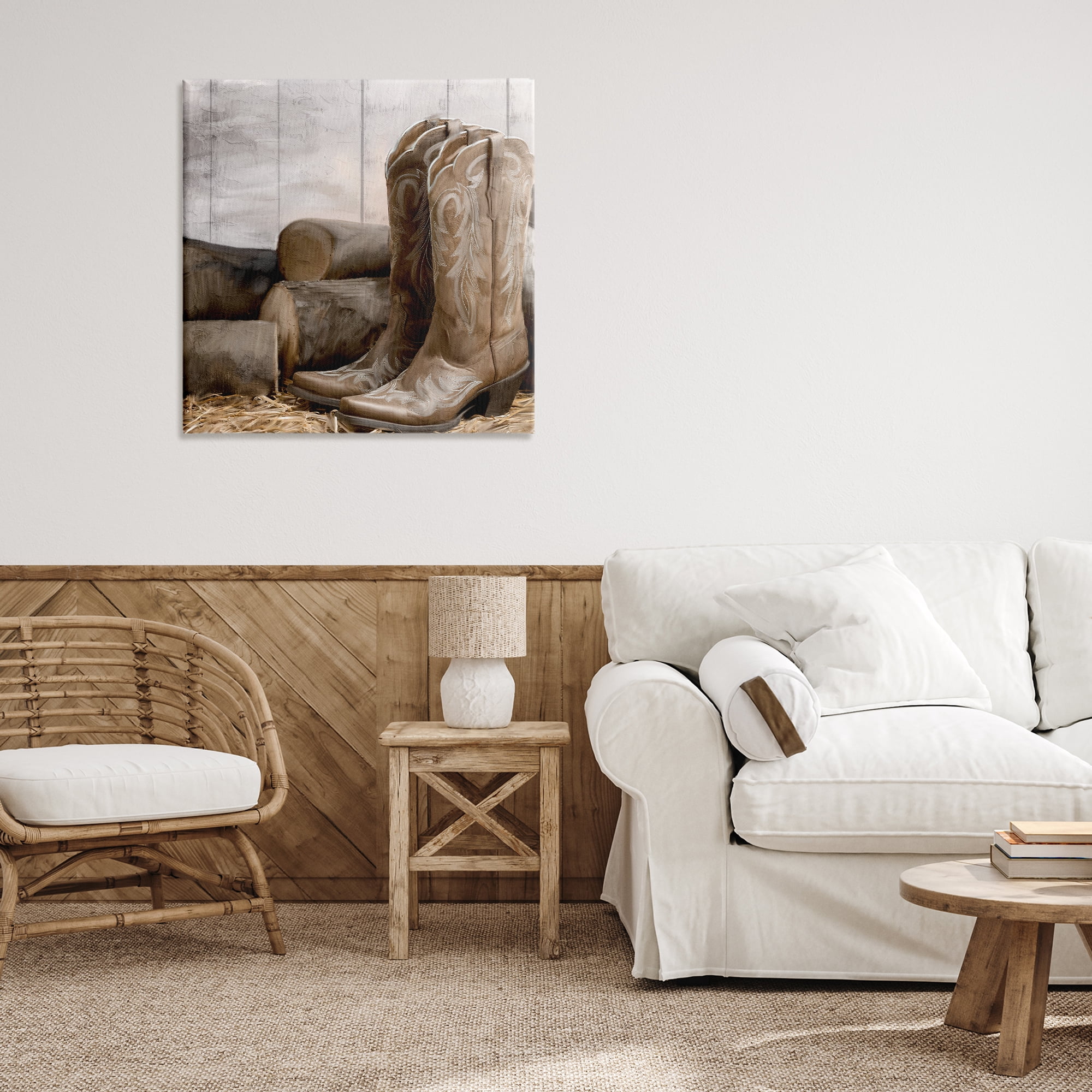Stupell Industries Kick Off Your Boots Canvas Wall Art, design by Kim Allen