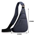 thumbnail image 2 of Bolsa de pecho de nailon, bandolera antirrobo, para deportes al aire libre, para correr y trotar Ndcxsfigh Para Estrenar, 2 of 7