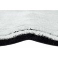 thumbnail image 2 of Florida Black White Shaggy Thick Plush Rug 5241, 2 of 5