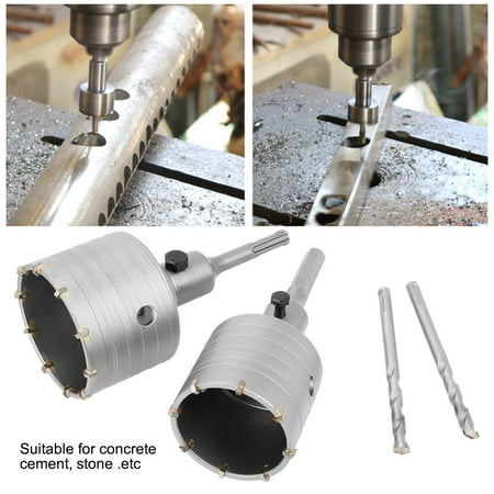 FAGINEY 65/80mm Alloy Steel SDS Plus Wall Hole Saw Drill Bit for Concrete Cement Stone, Wall Hole Open Drill,Hole Saw