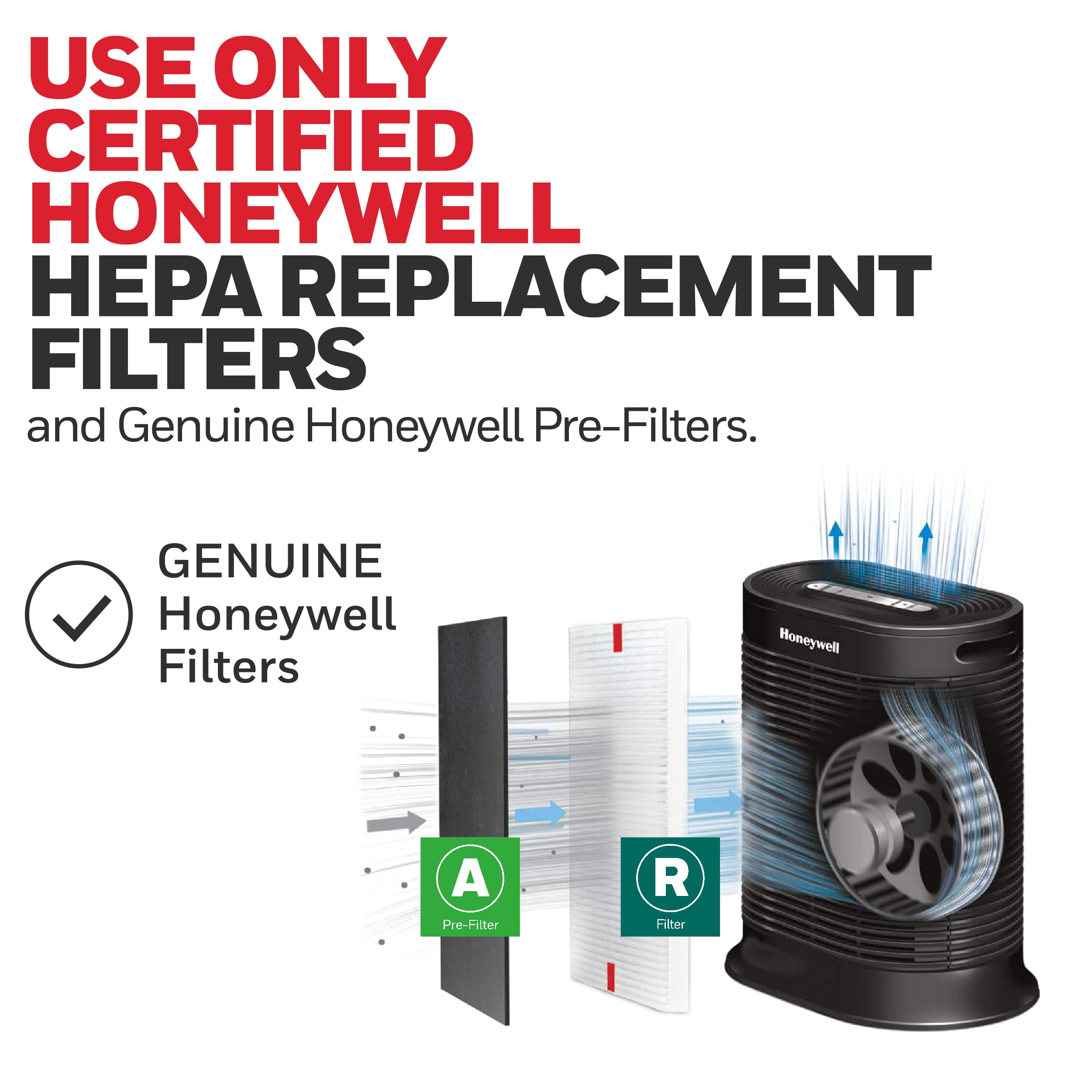 Honeywell air purifier clearance allergen remover
