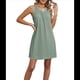 thumbnail image 1 of Vestidos de Verano Calados de Crochet para Mujer Verde M, 1 of 10