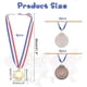 thumbnail image 2 of Medallas de premio de oro, plata y bronce, 12 piezas, 3 colores, medallas deportivas, medallas de ganador, oro, plata y bronce con cinta para el cuello, 2 of 7