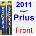2011 Toyota Prius Wiper Blade Set/Kit (Front) (2 Blades) Premium