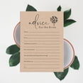 thumbnail image 7 of Inkdotpot Rustic Kraft PaperAdvice And Wishes Set Of 50 Bridal Shower Advice Game ActivityCards, 7 of 7