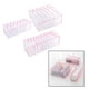 thumbnail image 5 of Organizador de cajones con divisor para armario, caja de almacenamiento para ropa interior, corbata, hogar, viajes, para mujeres y hombres 3 piezas rosa, 5 of 7