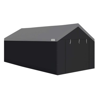 Caravan Canopy Domain 20'x10' Carport Tent Sidewalls, Black, Sidewalls Only