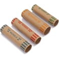 thumbnail image 4 of 360 Crimped end preformed cartridge Assorted Coin Wrappers Tubes for Nickels Quarters Dimes Pennies, 4 of 5