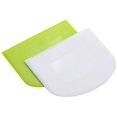 thumbnail image 4 of 2 uds raspador de masa de plástico crema pastel suave espátula para hornear herramientas de repostería cuchillo de mantequilla de cocina cortador de masa Bak,11 Feliz Sencillez, 4 of 5