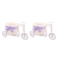 thumbnail image 3 of pitrice Tricycle Bike Shape Flower Basket Storage Wedding Party Home Decor Gift blue 13*20cm 2Set, 3 of 6