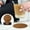 Ginger, variant on Drink Coasters for Coffee Table,Coasters for Drinks Tabletop Protection,Round Non Slip Silicone Coasters for Office,Thickened Heat Resistant Cup Mat,6 Pack Set 10cm*0.5cm