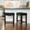 29" Black, variant on DyFun 29" Backless Bar Stools Modern Counter Stool Chairs Wooden Kitchen Island Stools (Single, Gray)