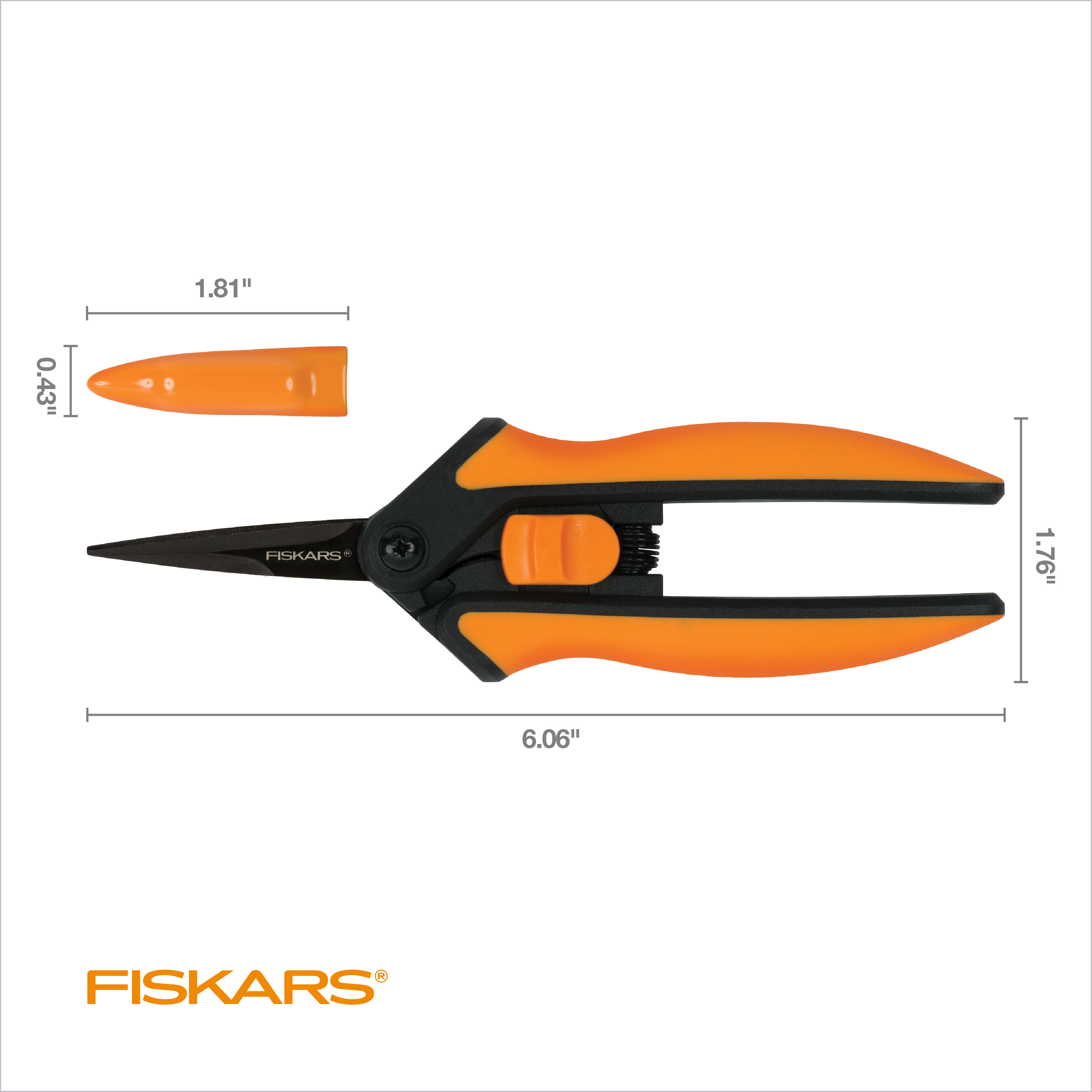 Fiskars 6 Inch Non-Stick Micro-Tip Pruning Shears photo 4