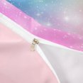 thumbnail image 4 of jejeloiu Rainbow Star Pattern Duvet Cover Set Kids,Abstract Galaxy Bedding Full For Girls,Reversible,3-Piece(No Comforter), 4 of 6