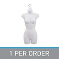 thumbnail image 5 of SSWBasics Female Mannequin Torso - Fits Women’s Sizes 5-10 - Molded  Shatterproof & White, 5 of 7
