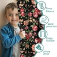 thumbnail image 3 of Blackout Kids Curtains,Pioneer Flower Floral Print Pattern Childrens Insulated Curtains Set Of 2,Bedroom Essentials,Toddler Room Decor 42"x54", 3 of 5