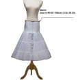 thumbnail image 4 of CYYPLAS 50s Women Skirts White Vintage Tulle Underskirt Retro Tutu for Bridal Regular 1PC, 4 of 5