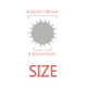 thumbnail image 2 of Gran sueño chino Pin de gancho de metal vintage con forma de sol Unbranded M, 2 of 3