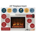 thumbnail image 3 of Ameriwood Home Ellsworth Fireplace with Mantel, Natural, 3 of 9