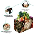 thumbnail image 3 of Santa Claus Large Capacity Reusable Foldable Laundry Bag & Picnic Basket Combo - Oxford Cloth Multipurpose Picnic Baskets, 3 of 7