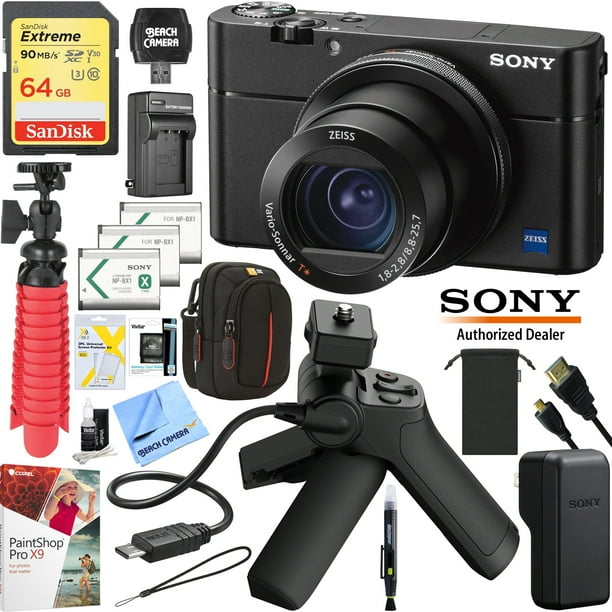 Sony Cyber Shot Dsc Rx100m5a 1 Mp 24 70mm Compact Camera Bundle With Shooting Grip And Tripod 64gb Memory Card Paintshop Pro Case Battery Lens Cleaning Pen Tripod And Accessories 9 Items Walmart Com Sony Cyber Shot Dsc Rx100m5a 1 Mp 24 70mm Compact Camera Bundle With Shooting Grip And Tripod 64gb Memory Card Paintshop Pro Case Battery Lens Cleaning Pen Tripod And Accessories 9 Items Walmart Com