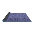 thumbnail image 2 of Ahgly Company Indoor Rectangle Abstract Blue Modern Area Rugs, 2' x 5', 2 of 4