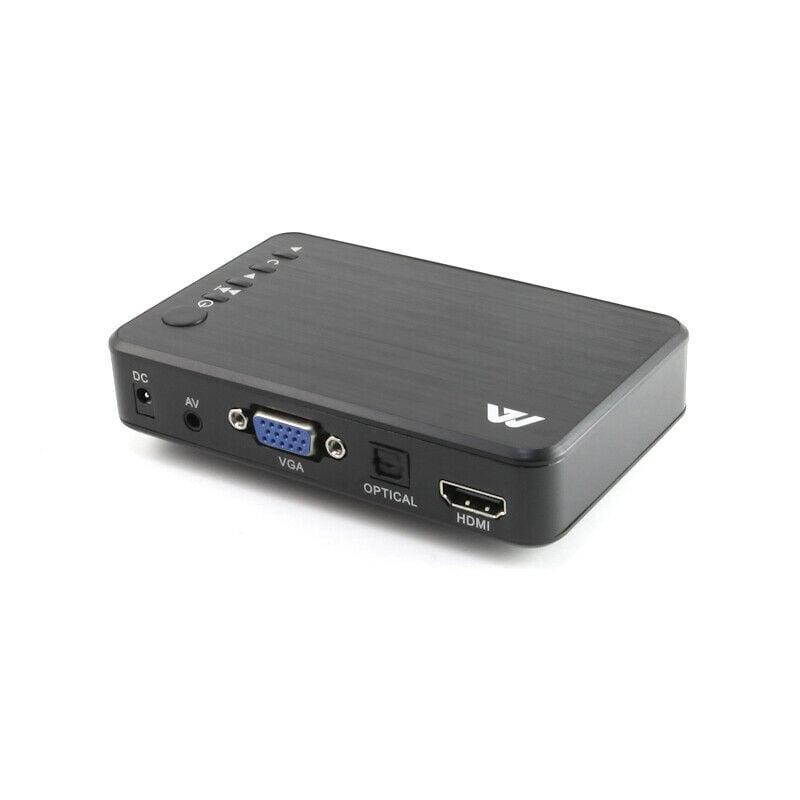Soporta Salidas HDMI y AV más Pequeñas 2.5 Pulgadas SATA Full HD 1080P Reproductor Multimedia 100-240V Audio Vedio Player EU Wendry Media Player USB3.0 Full HD 1080P Media Player 
