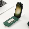 thumbnail image 4 of SaniMore for Samsung Galaxy S24 Ultra Wallet Case, Magnetic Card Pocket Flip Kickstand Removeable Crossbody Lanyard Shockproof Anti-fall PU Leather Anti-scratch for Girls Women Business Shell, Green, 4 of 14